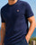 Fila Vintage Ribbed T Shirt Navy