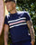 Fila Vintage Gerardo Stripe Knitted Navy