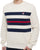 Fila Vintage Giuseppe Striped Crew Knit Gardenia