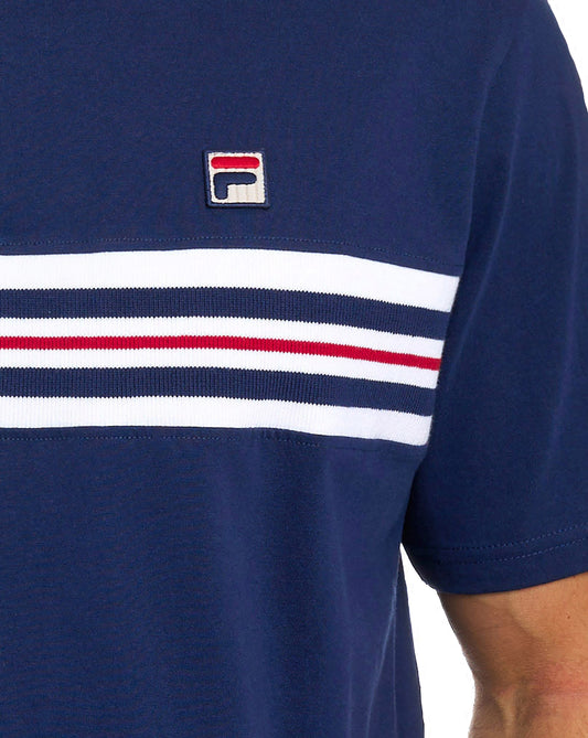 Fila Vintage Fila Vintage Headband T Shirt Navy