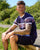 Fila Vintage James T Shirt Navy