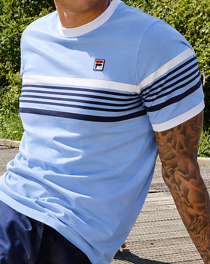 Fila Vintage James T Shirt Vista Blue