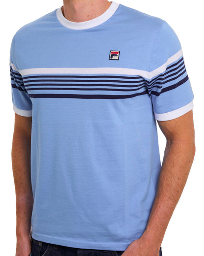 Fila Vintage James T Shirt Vista Blue