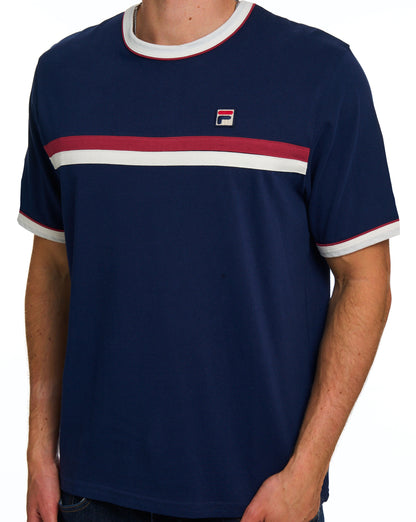 Fila Vintage Rosario T Shirt Navy
