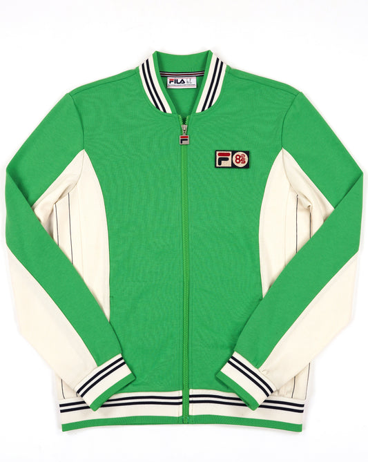 Fila Vintage Fila Vintage Mk1 Settanta Twin Badge Track Top Green/Gardenia