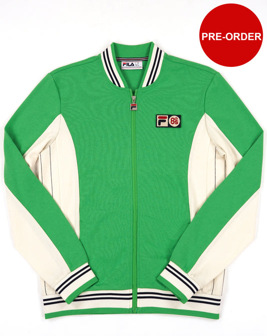 Fila Vintage Fila Vintage Mk1 Settanta Twin Badge Track Top Green/Gardenia