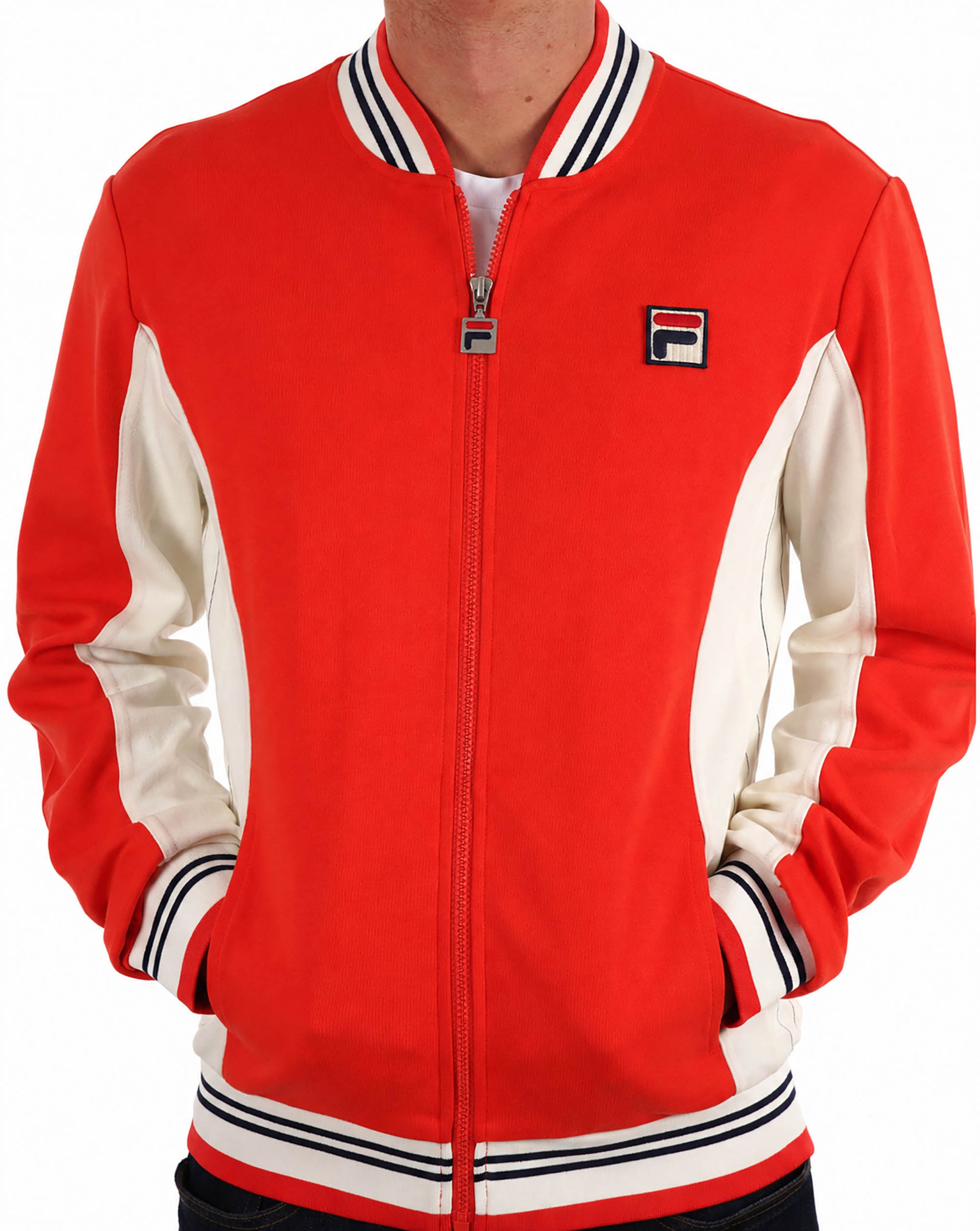 Fila Vintage Settanta Pro Badge Track Top OG Red