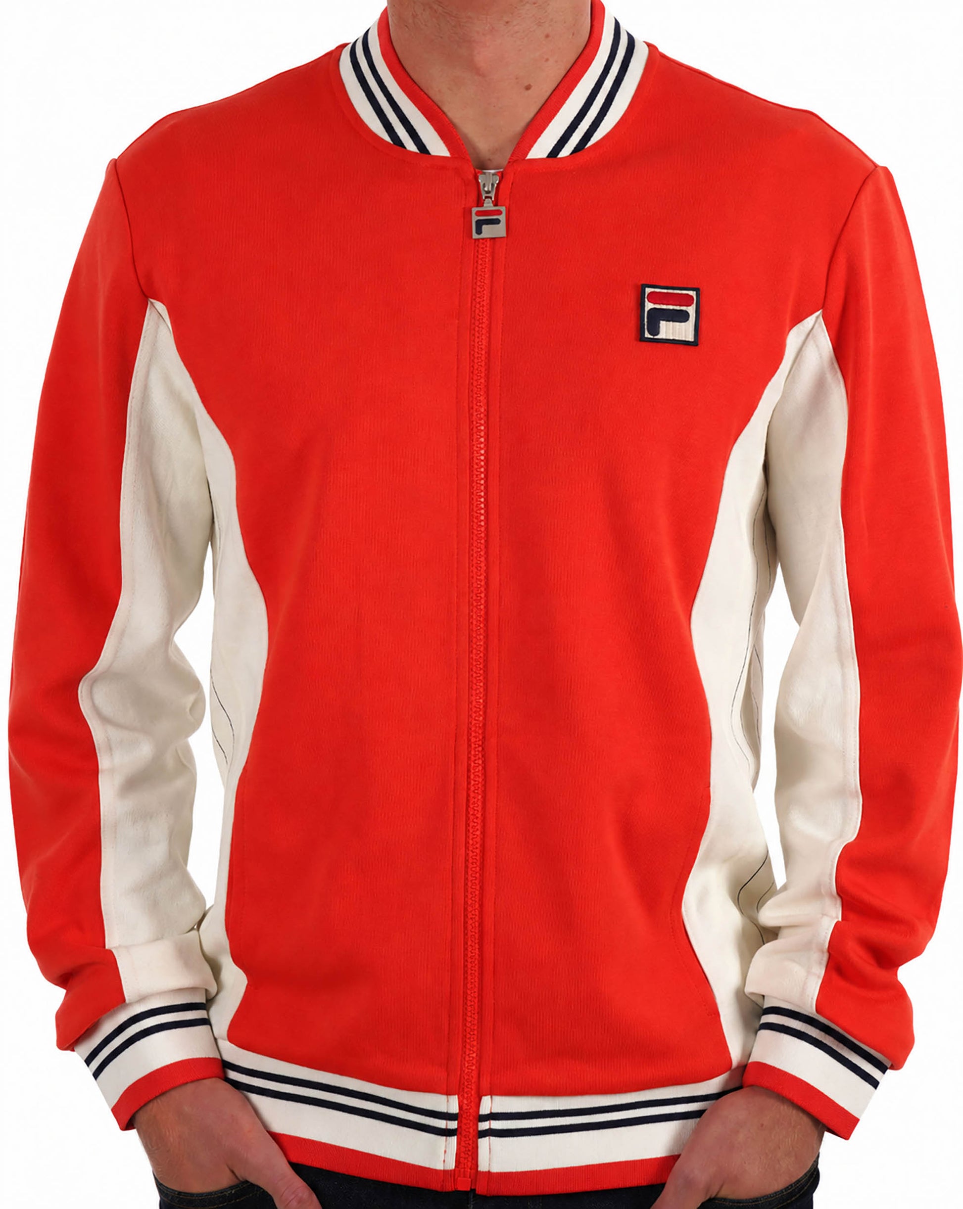 Fila Vintage Settanta Pro Badge Track Top OG Red