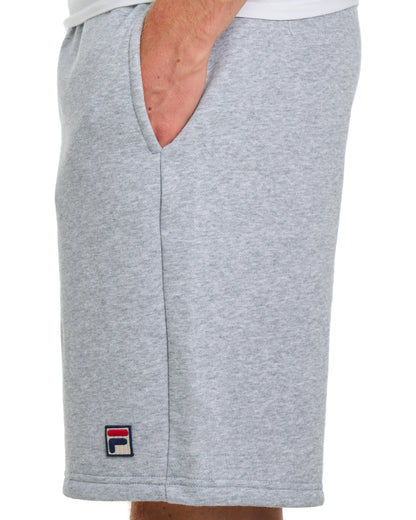 Fila Vintage Vico Fleece Shorts Light Grey Marl