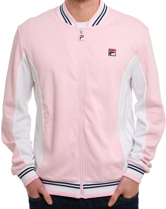 Fila Vintage MK1 Settanta Track Top Pale Pink/White