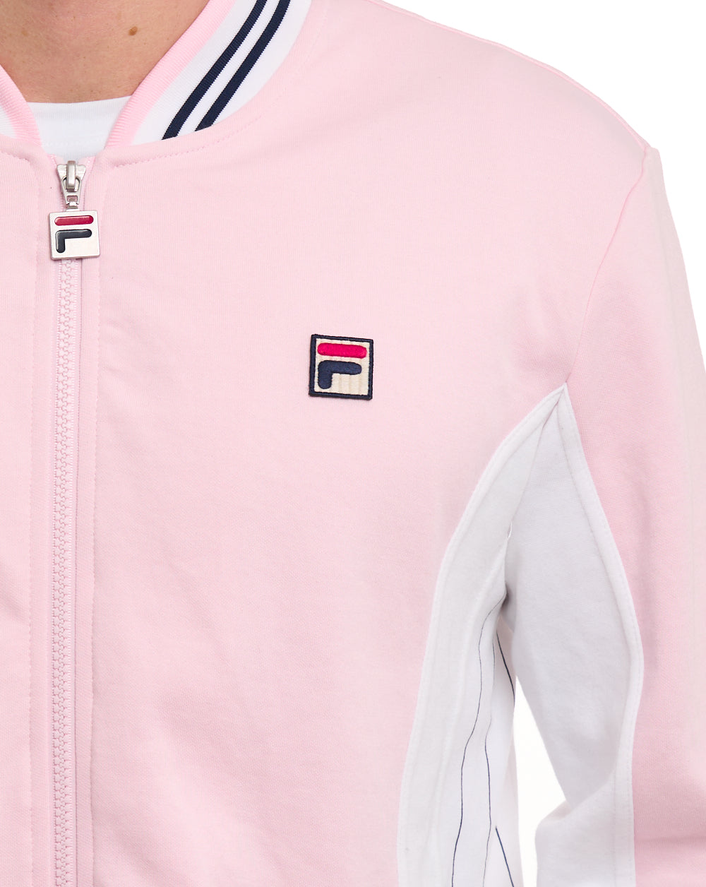 Fila Vintage MK1 Settanta Track Top Pale Pink/White