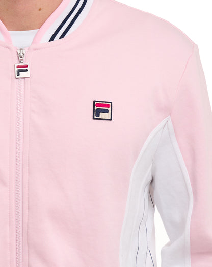 Fila Vintage MK1 Settanta Track Top Pale Pink/White