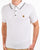 Gabicci Vintage Textured Knit Polo White