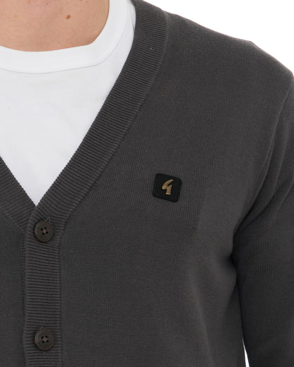 Gabicci Vintage Cardigan Charcoal