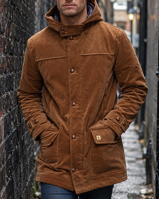 Gabicci Vintage Gabicci Vintage Chuck Corduroy Duffle Caramel