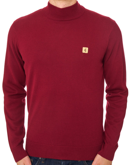 Gabicci Vintage Gabicci Vintage Duke Turtle Neck Knit Claret