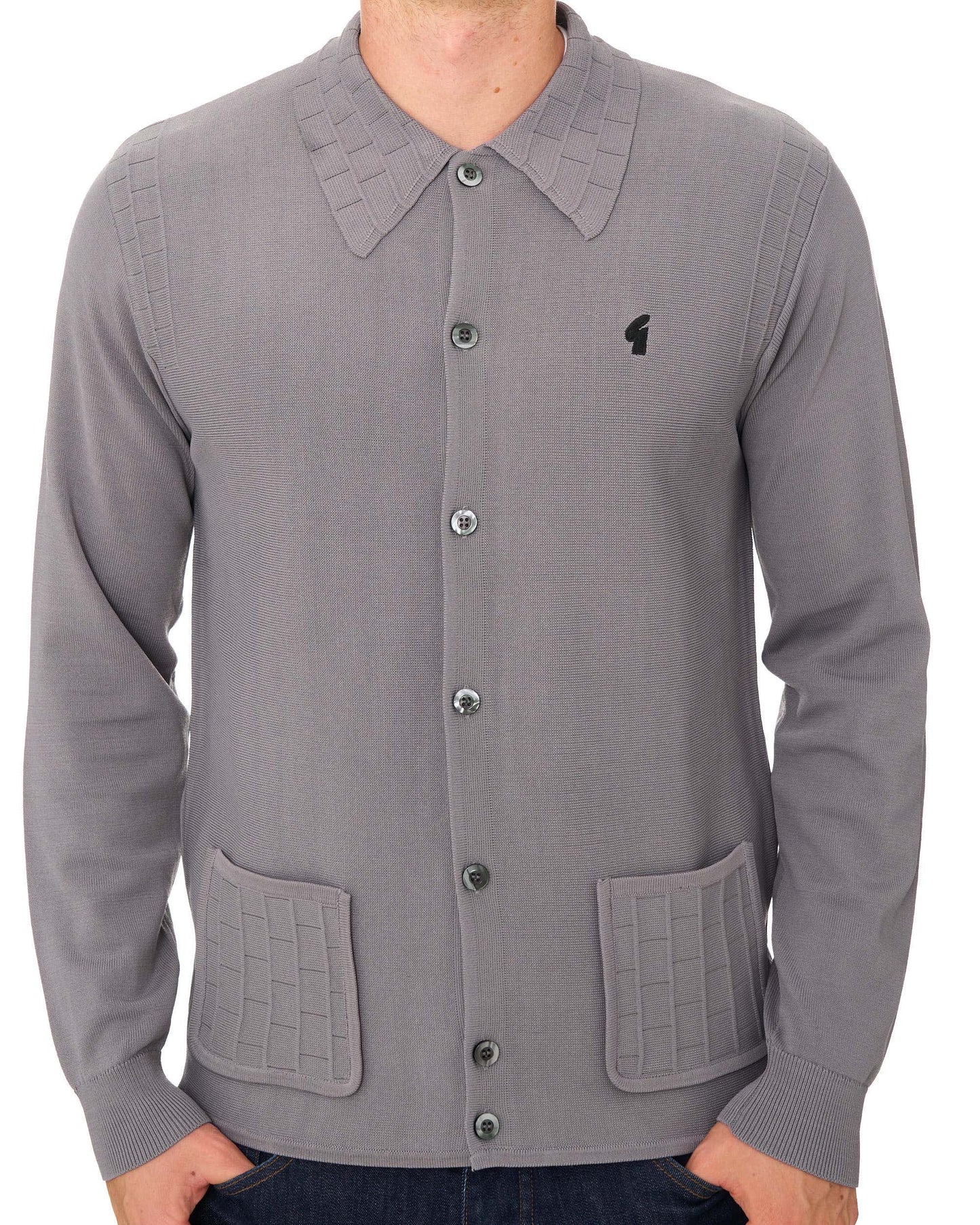 Gabicci Vintage Eddie Archive Shirt Charcoal