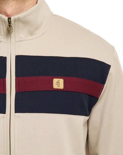 Gabicci Vintage Escher Track Top Cement