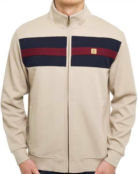 Gabicci Vintage Escher Track Top Cement