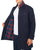 Gabicci Vintage Houghton Mac Navy/Tartan