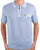 Gabicci Vintage Johnson Knit Polo Sky