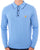 Gabicci Vintage Lineker Knitted Polo Sky Blue