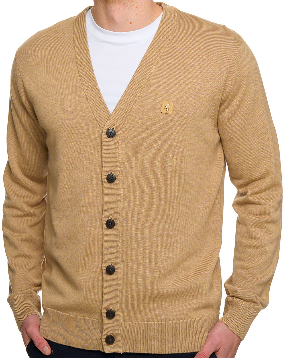 Gabicci Vintage Cardigan Sandstone