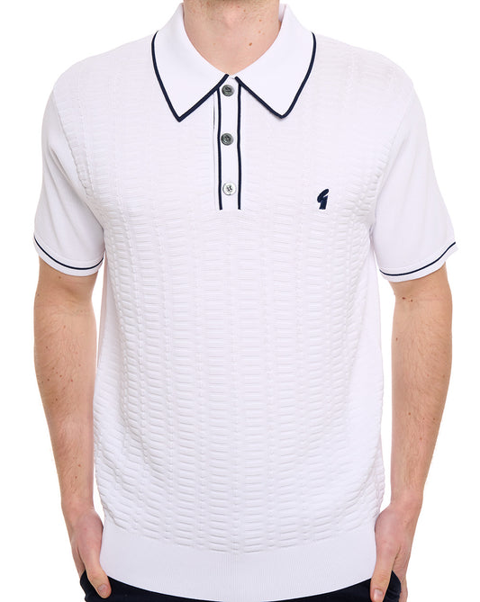 Gabicci Vintage Ronnie Archive Polo White
