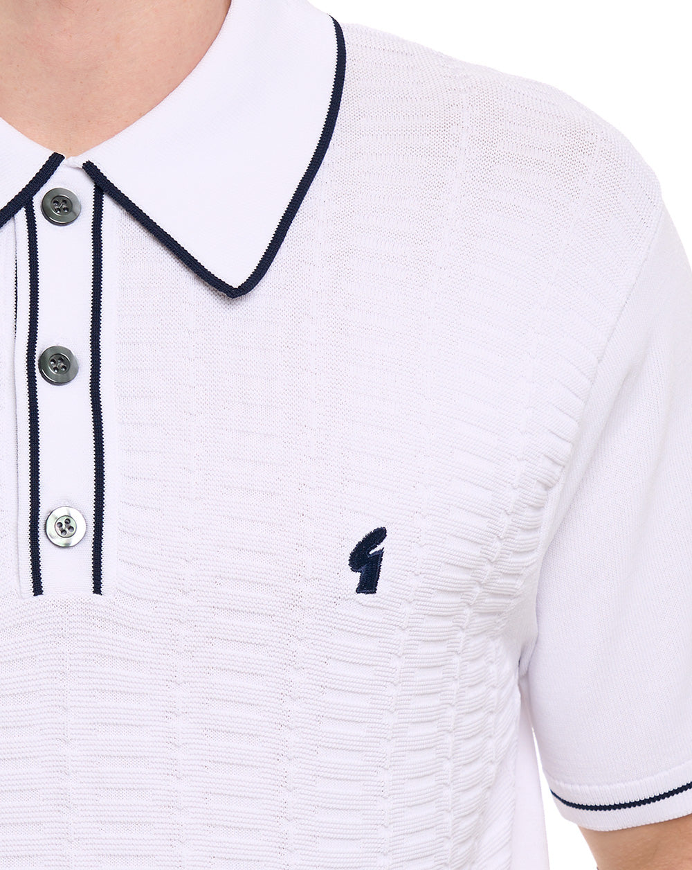 Gabicci Vintage Ronnie Archive Polo White