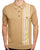 Gabicci Vintage Soda SS Knitted Polo Sandstone