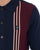 Gabicci Vintage Hanson Knit LS Polo Navy/Claret/Cream