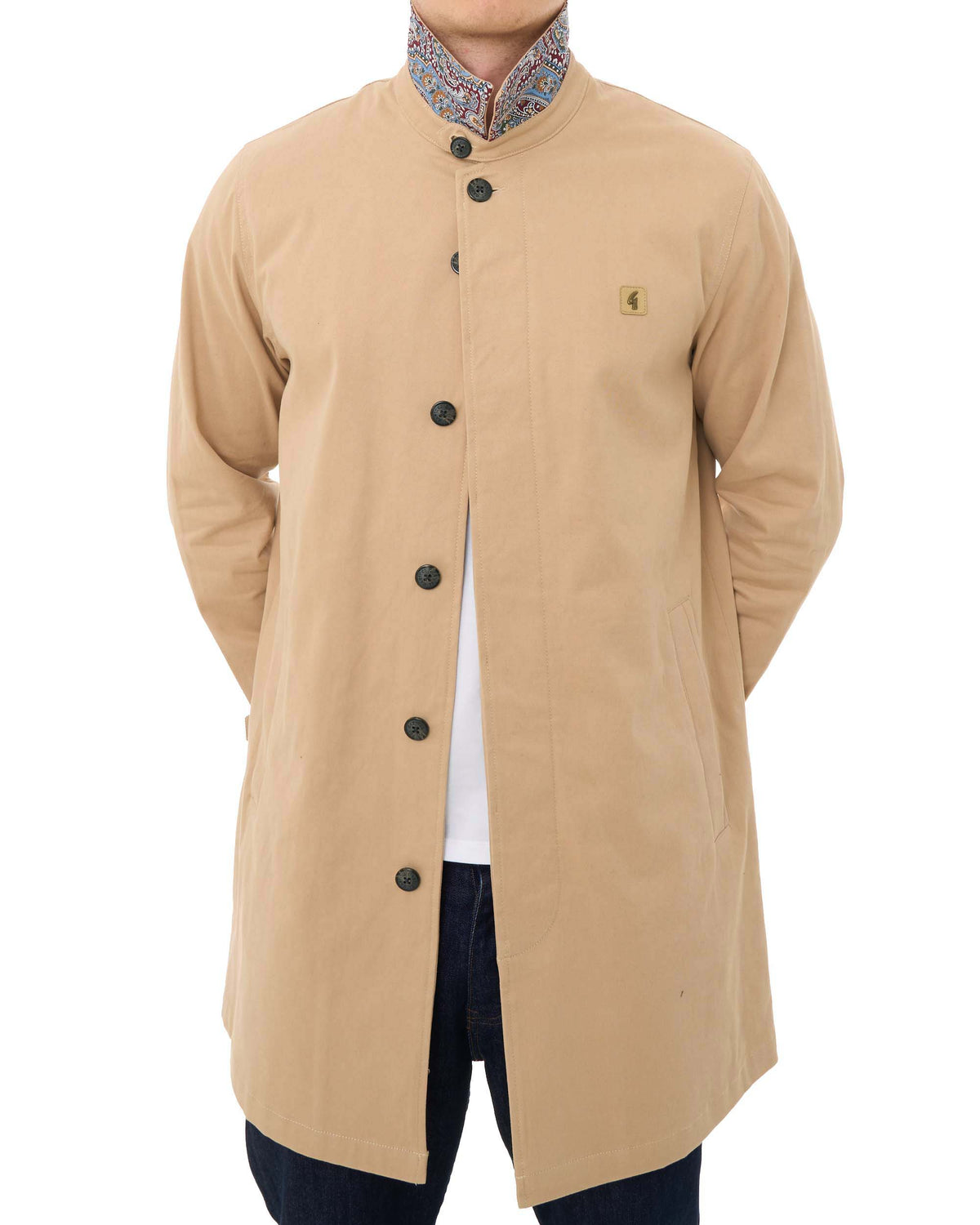 Gabicci Vintage Houghton Mac Oatmeal