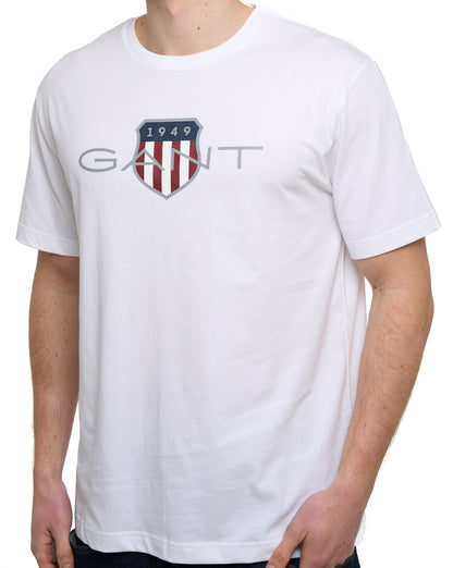 Gant Archive Shield T Shirt White