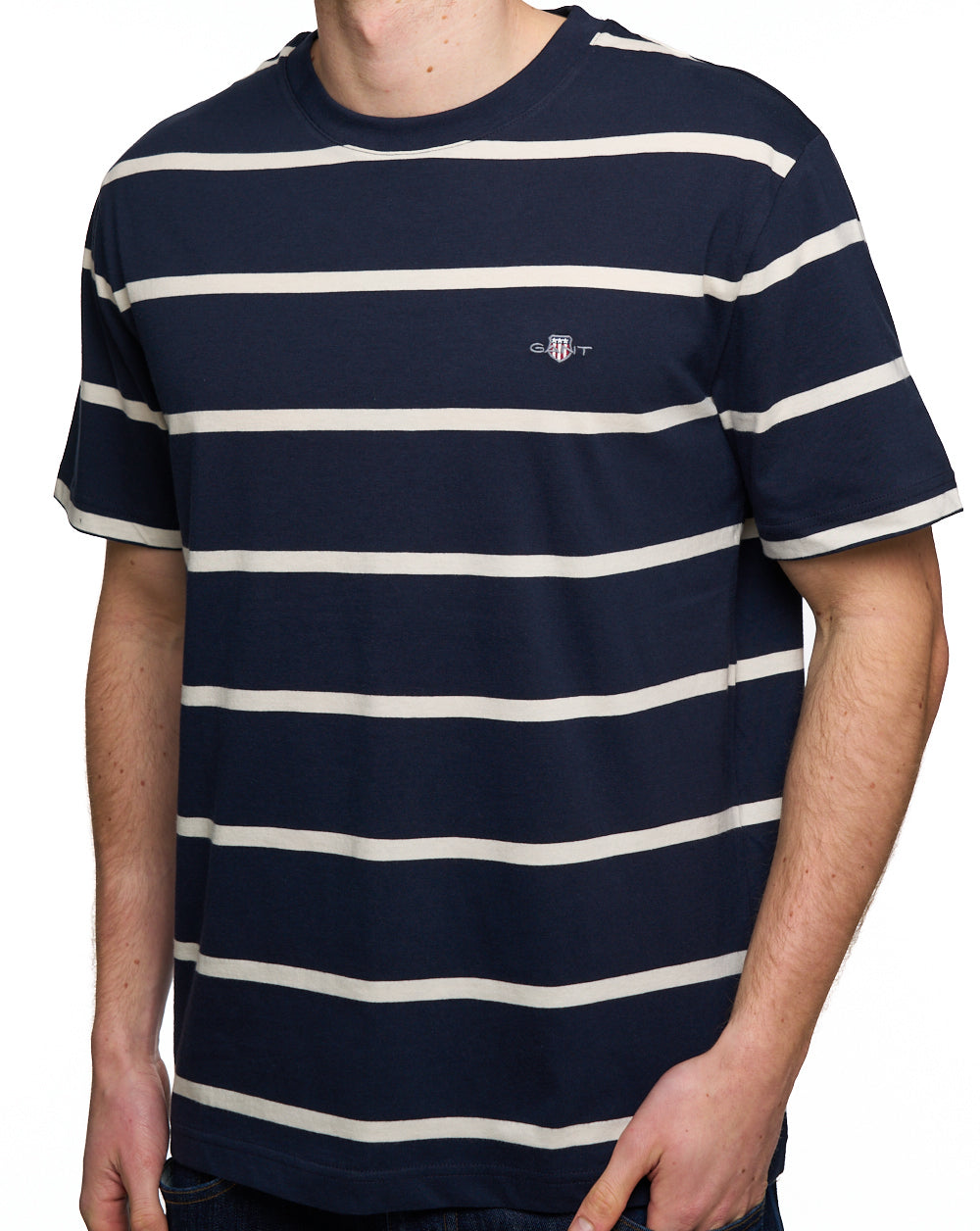 Gant Striped T-shirt Navy Blue