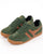 Gola Harrier Suede Trainers Evergreen/Moody Orange/Navy