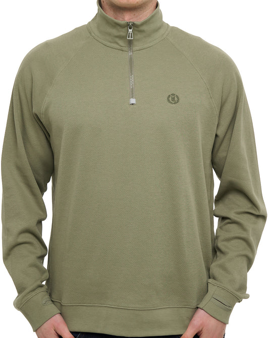 Henri Lloyd Hayle Qtr Zip Sweat Kelp