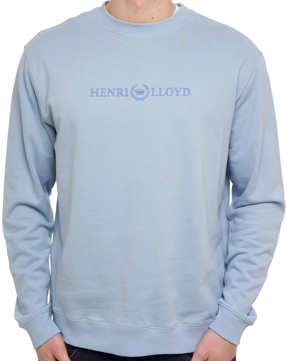 Henri Lloyd Lytham Crew Neck Sweat Fog Blue