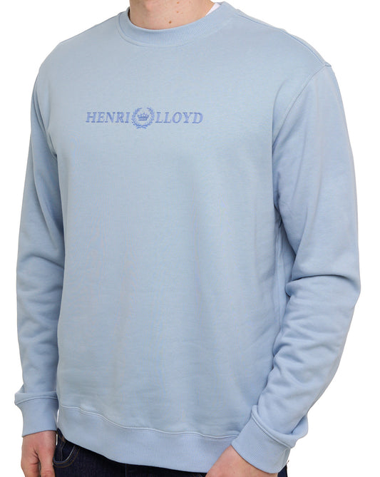 Henri Lloyd Lytham Crew Neck Sweat Fog Blue