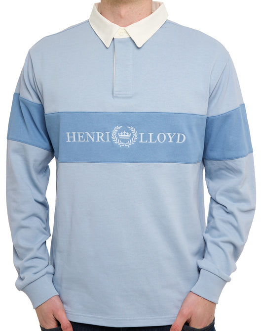 Henri Lloyd Voyager Rugby Shirt Fog Blue