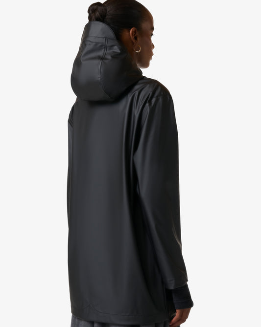 Hunter Hunter Unisex Jo PU Downpour Rain Jacket Black
