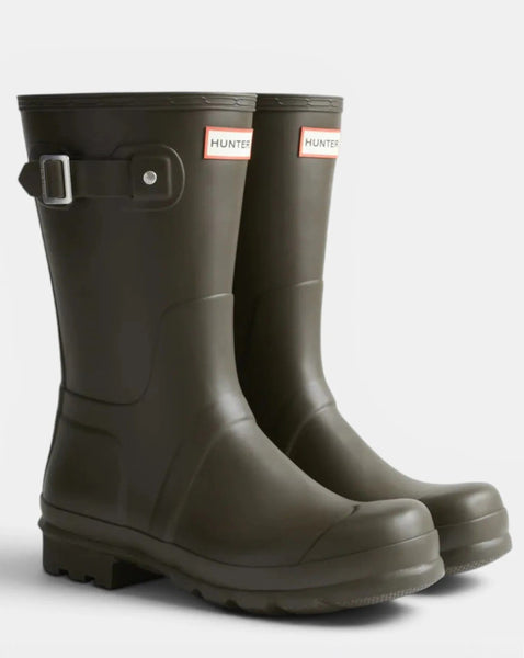 Hunter Women's Original Short Boots Chocolate Brown