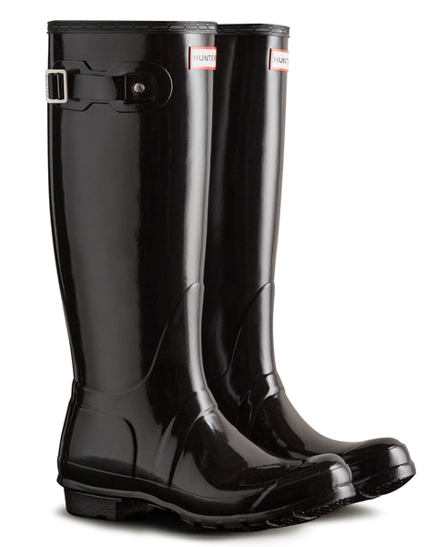 Hunter Women's Original Tall Gloss Boot Black