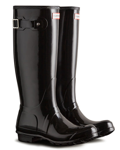 Hunter Women's Original Tall Gloss Boot Black