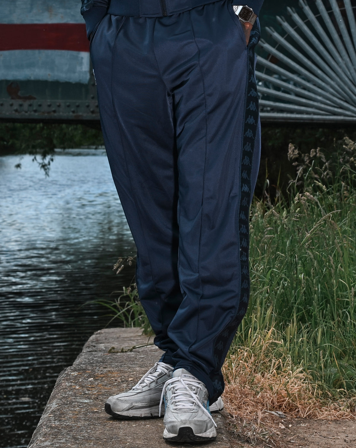 Kappa Ulrich Track Pants Blue Knight