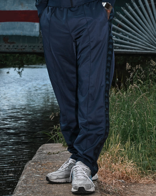 Kappa Kappa Ulrich Track Pants Blue Knight