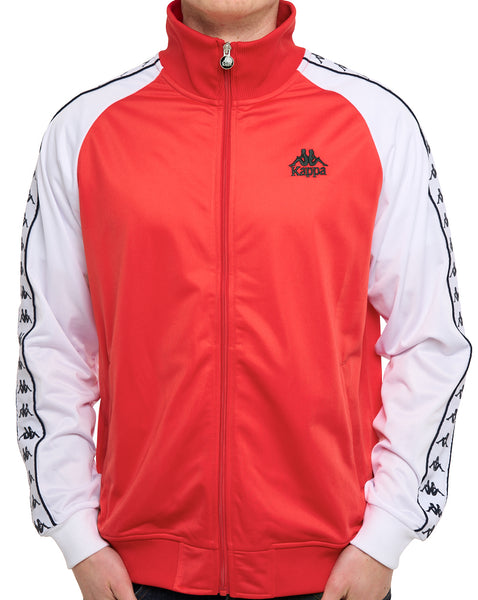 Kappa Uriah Track Top Red/White