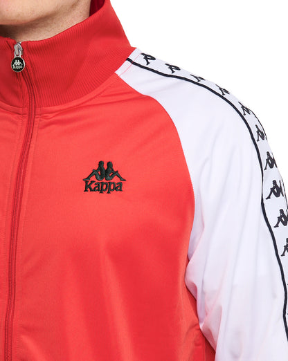 Kappa Uriah Track Top Red/White