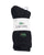 Lacoste 3 Pack Sports Socks Black
