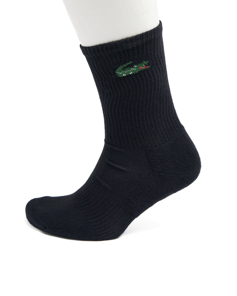 Lacoste 3 Pack Sports Socks Black