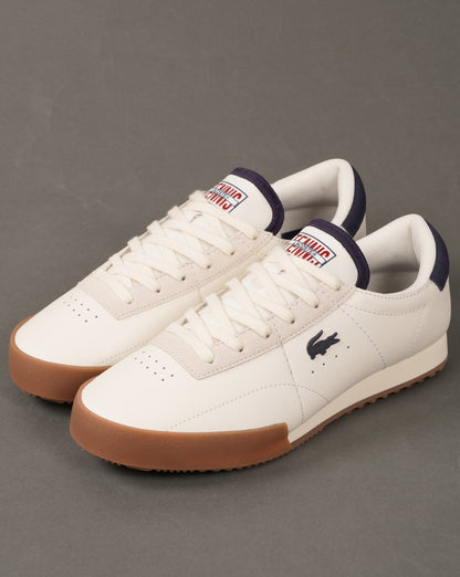 Lacoste Aura Trainers White/Navy/Red